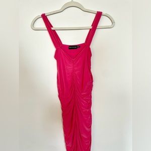 Pretty Little Thing Hot Pink dress
